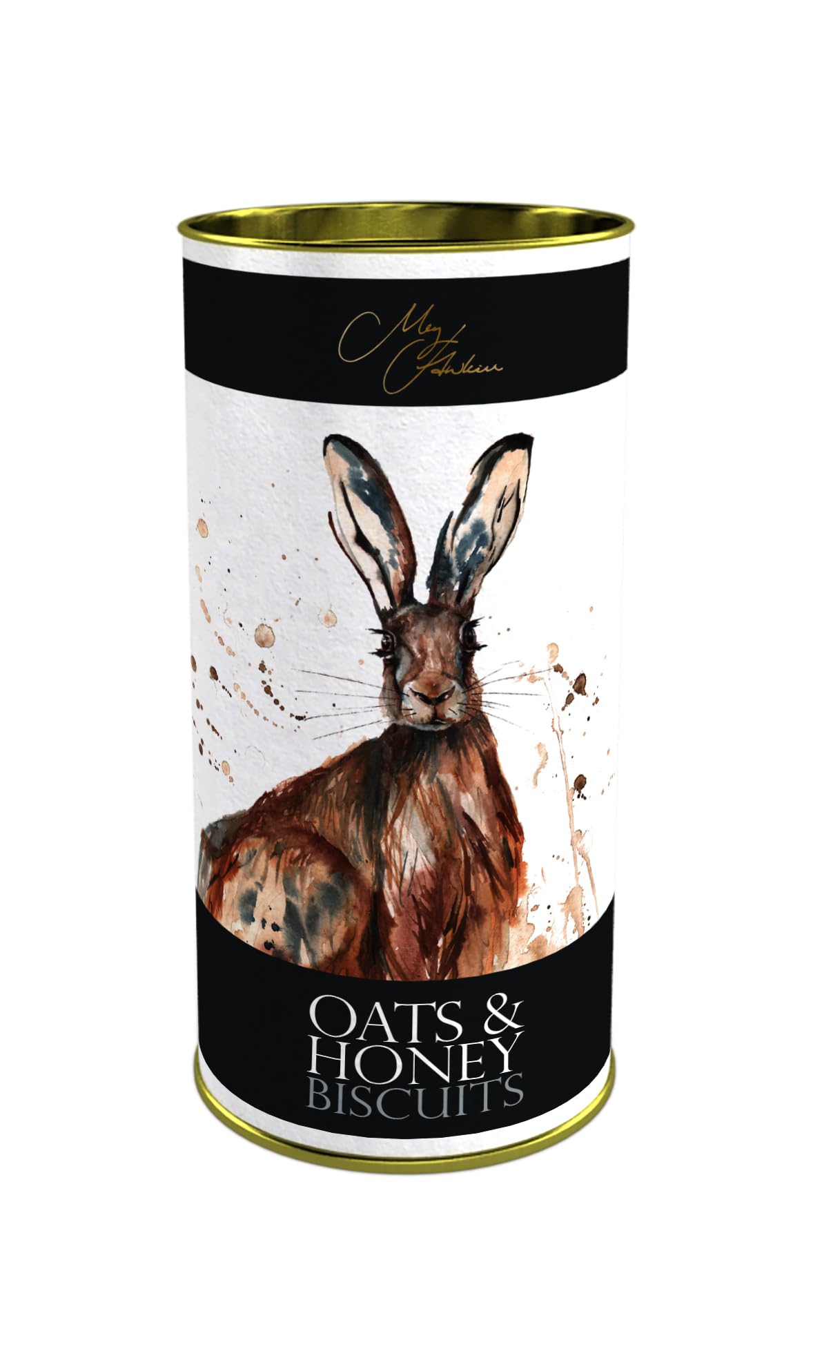 Meg Hawkins - Oats & Honey Biscuits in Hare Drum | 160g Naturally Sweet 1