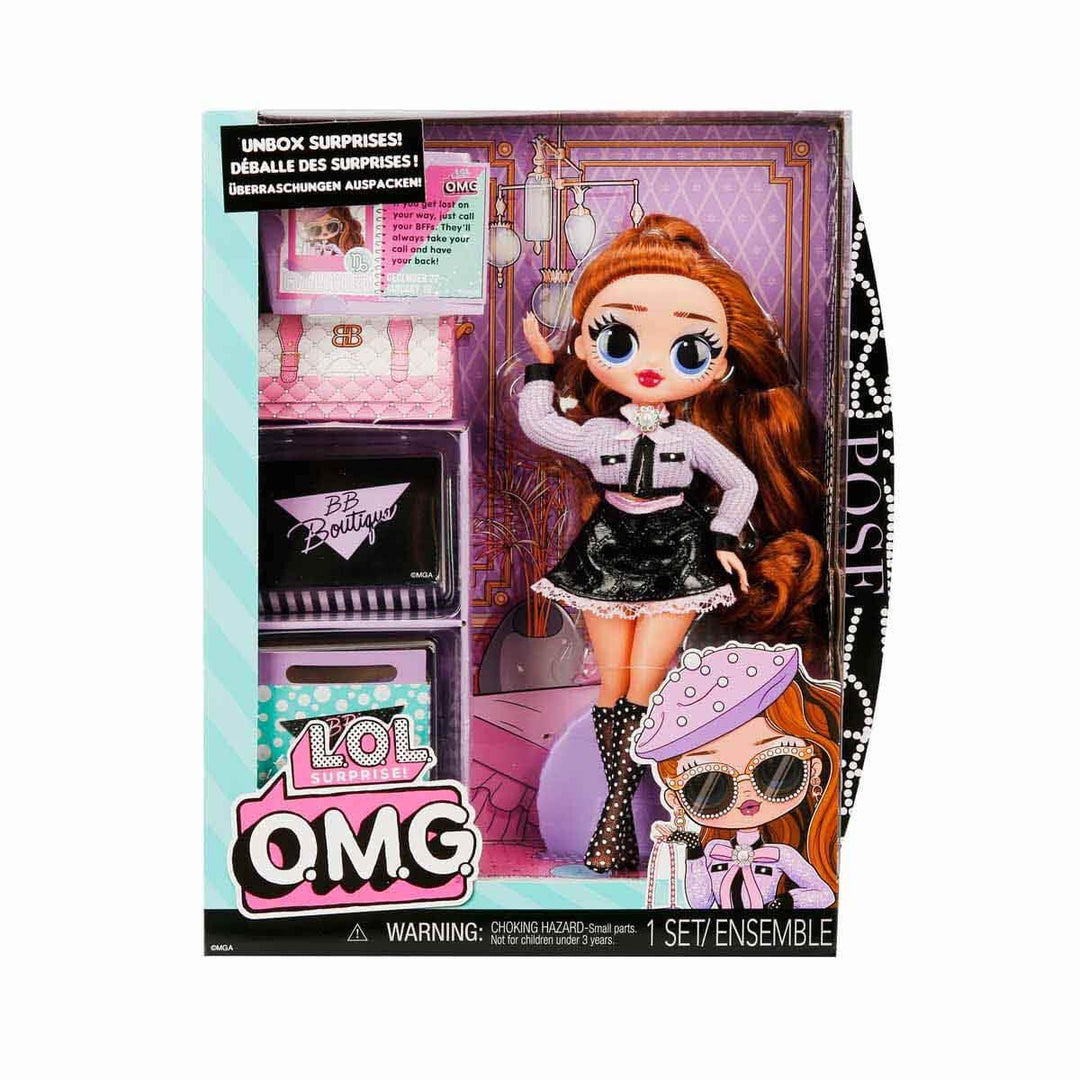 LOL Surprise OMG Modepuppe – POSE – inklusive Puppe, mehreren Überraschungen,