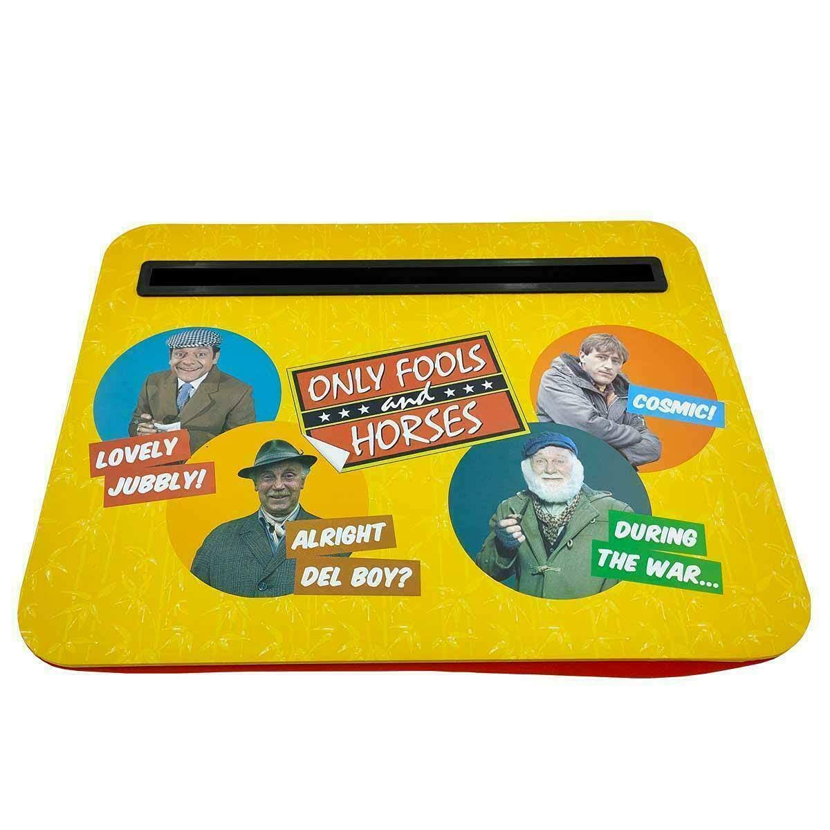 HOX Only Fools & Horses Lap Tray - Tablet Slot & Cushion | Polypropylene | Multicolor