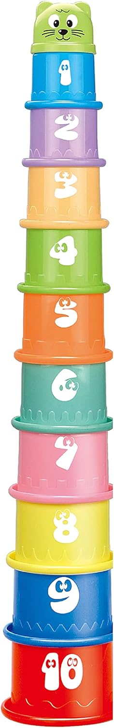 Ram Baby Kids 11 Piece Stacking Cups - Educational Toy for 6 Months+