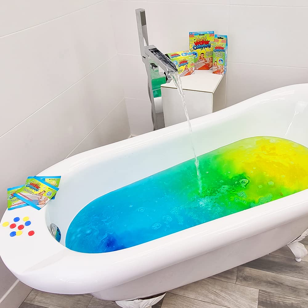 ZIMPLI Baff Water Colours - 9 Use Colour Changing Bath Drops | Vegan Friendly | UK Made 3