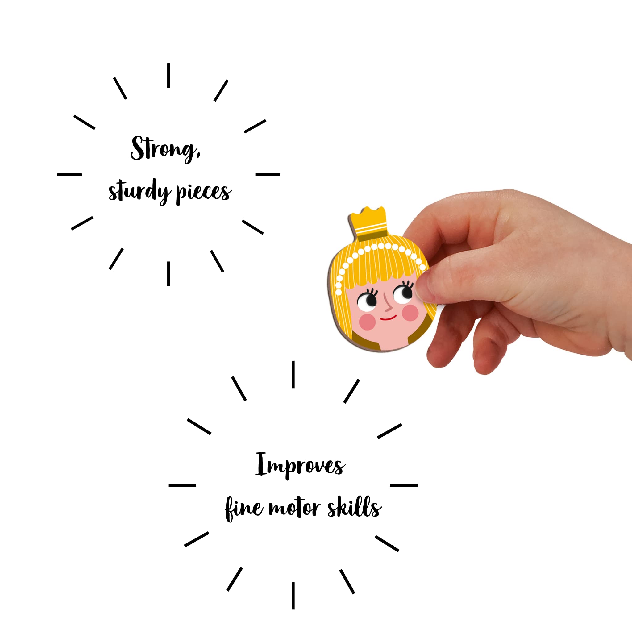 Janod Magneti'Book Story Book - 40-Piece Magnetic Educational Set for Ages 3+