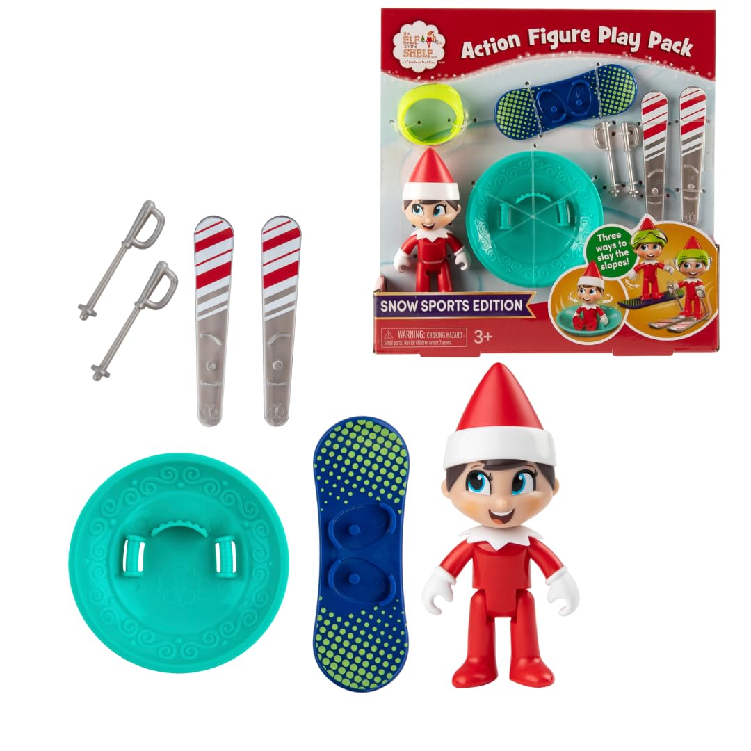 The Elf on the Shelf Snow Sport Edition Action Figure Playset - Ages 3+