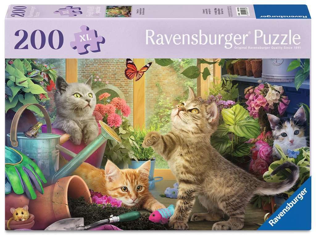 Ravensburger Feel Well & Puzzle Cat Design - 200 Extra Large Pieces | FSC Certified | Ages 9+