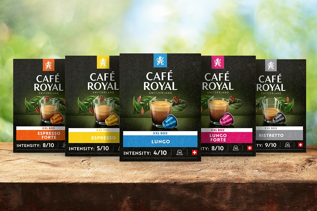 Café Royal - Espresso Forte 36 Capsules for Nespresso Machines - 8/10 Intensity - 100% Arabica UTZ-Certified 2
