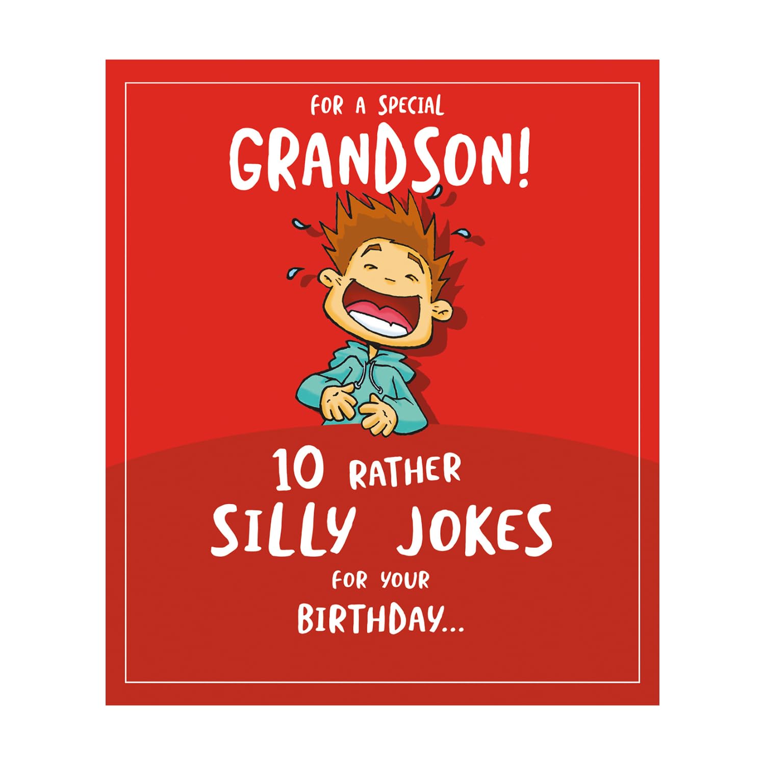 Emotional Rescue Special Grandson Birthday Card - Face Ache Humour | 15.4 x 18.4 cm | Envelope Included 1