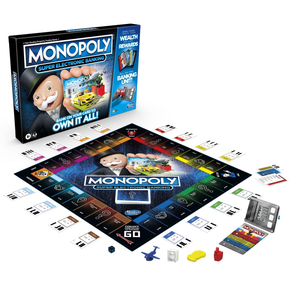 Monopoly Ultimate Rewards Family Board Game with Electronic Banking | Ages 8+ | 2-4 Players 2