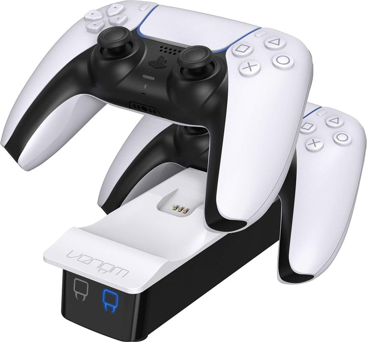 Venom PS5 DualSense Twin Charging Dock Station - White