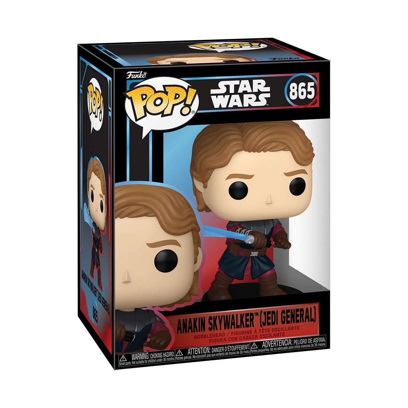 Funko POP! Star Wars - Jedi General Anakin Vinyl Figure | Approx. 3.75 inches | Ages 3+ 1