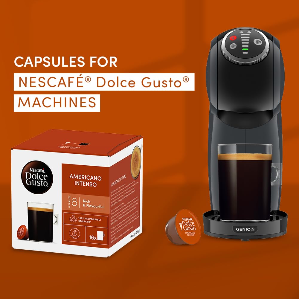Nescafé Dolce Gusto Americano Intenso Coffee Pods - 48 Servings | Gluten Free 2