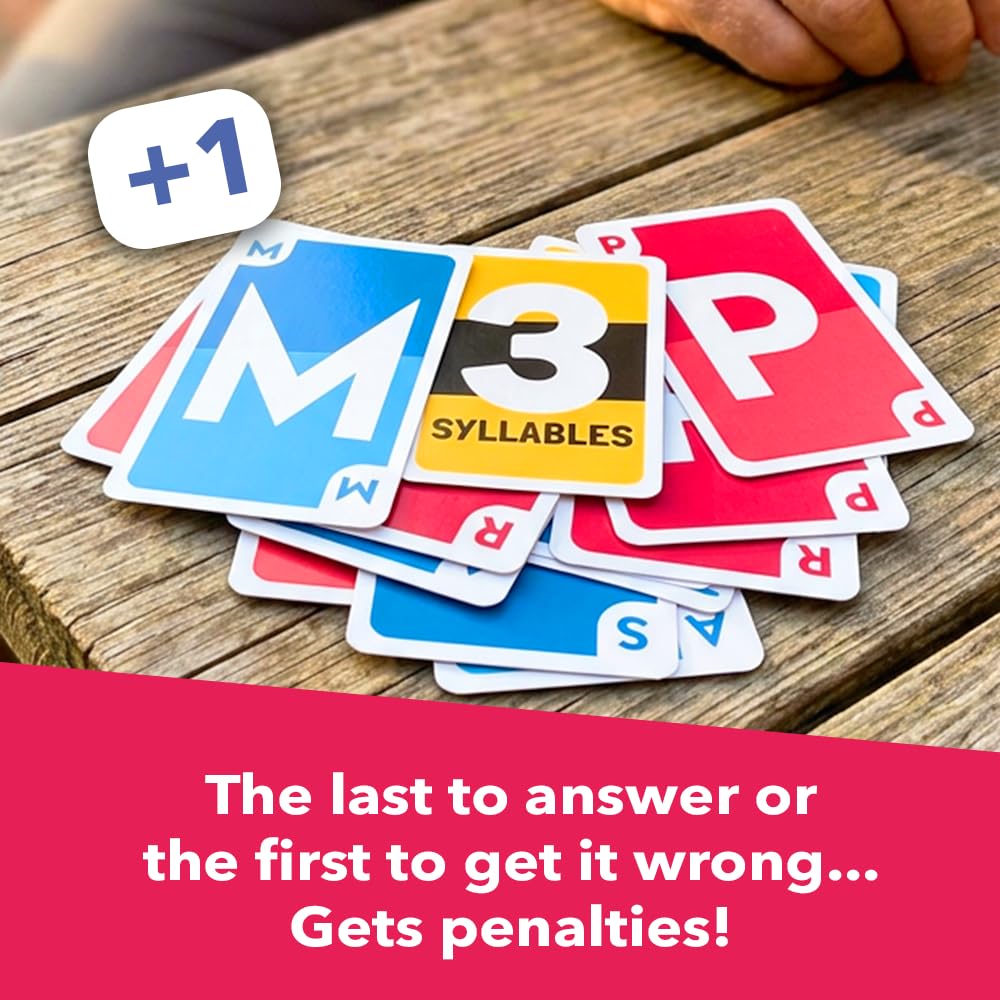 ATM Gaming Momo - Fast-Paced Word Card Game for 2-8 Players | Paper Cards | English Language 6