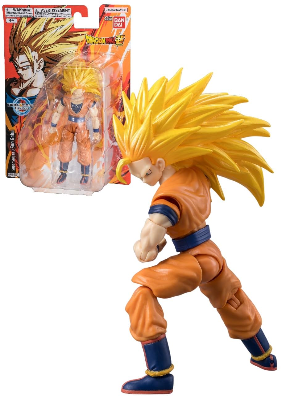 Bandai Dragon Ball Evolve SS3 Goku Action Figure - 12.5cm Anime Collectible 1