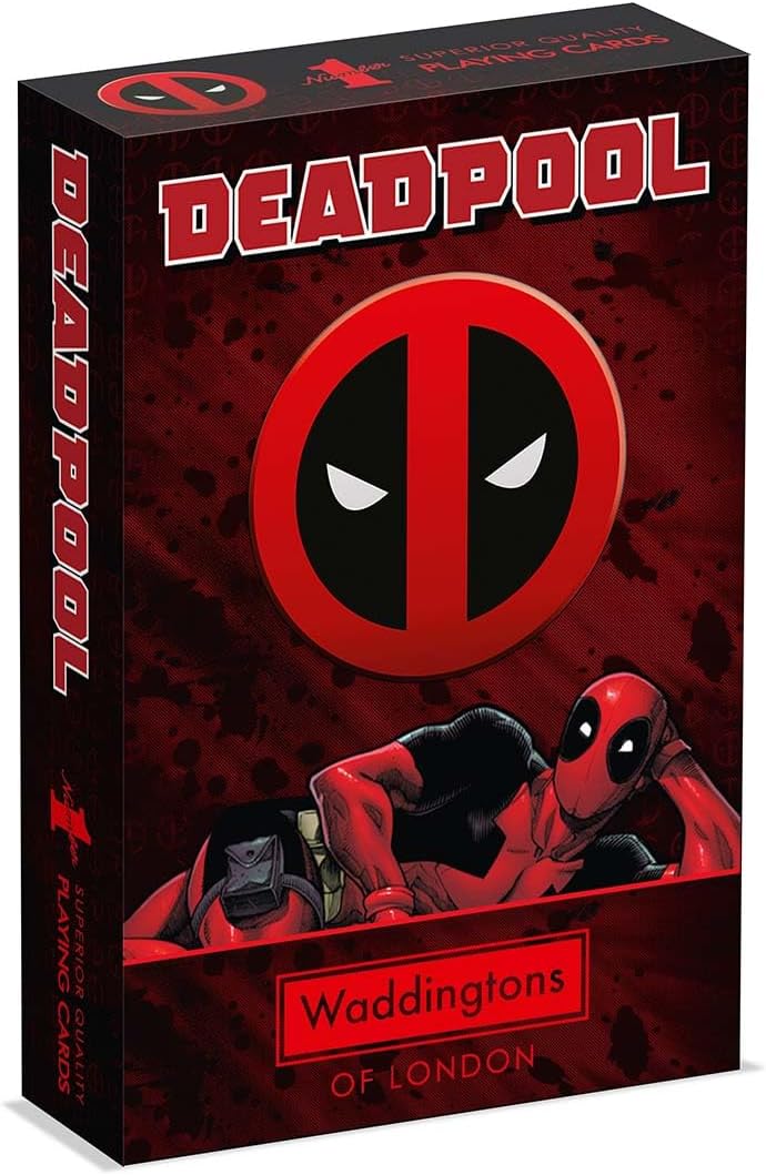 Waddingtons Number 1 Deadpool Playing Card Game – 54-Card Deck with Lady Deadpool, Kidpool & Dogpool 1