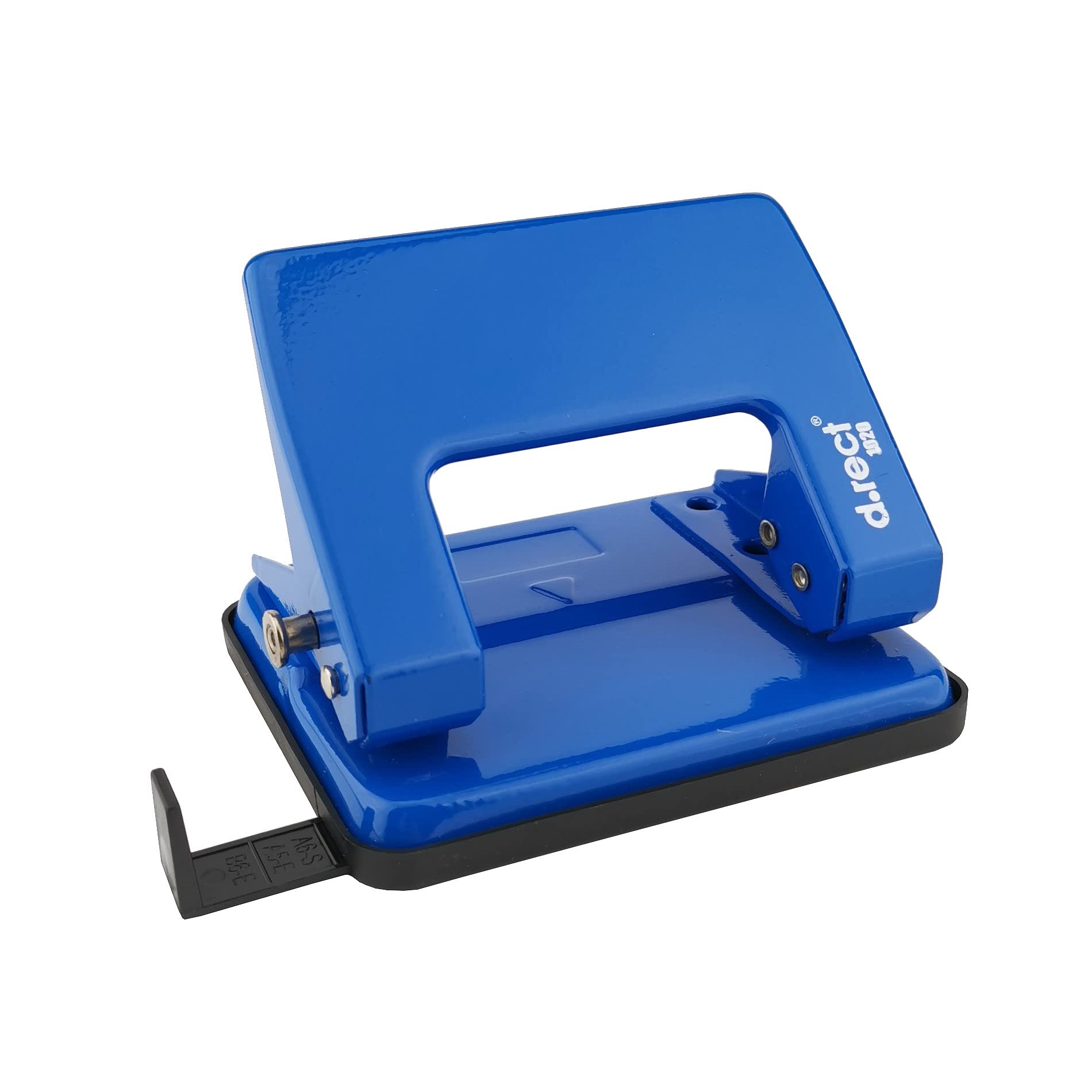 D.RECT Metal 2-Hole Punch 110793 - 20 Sheet Capacity | 12mm Pin Diameter