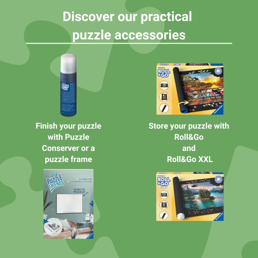 Ravensburger Puzzle Sorting Trays - Sort & Go Accessory for Puzzles up to 1000 Pieces | Stackable Plastic Trays 7