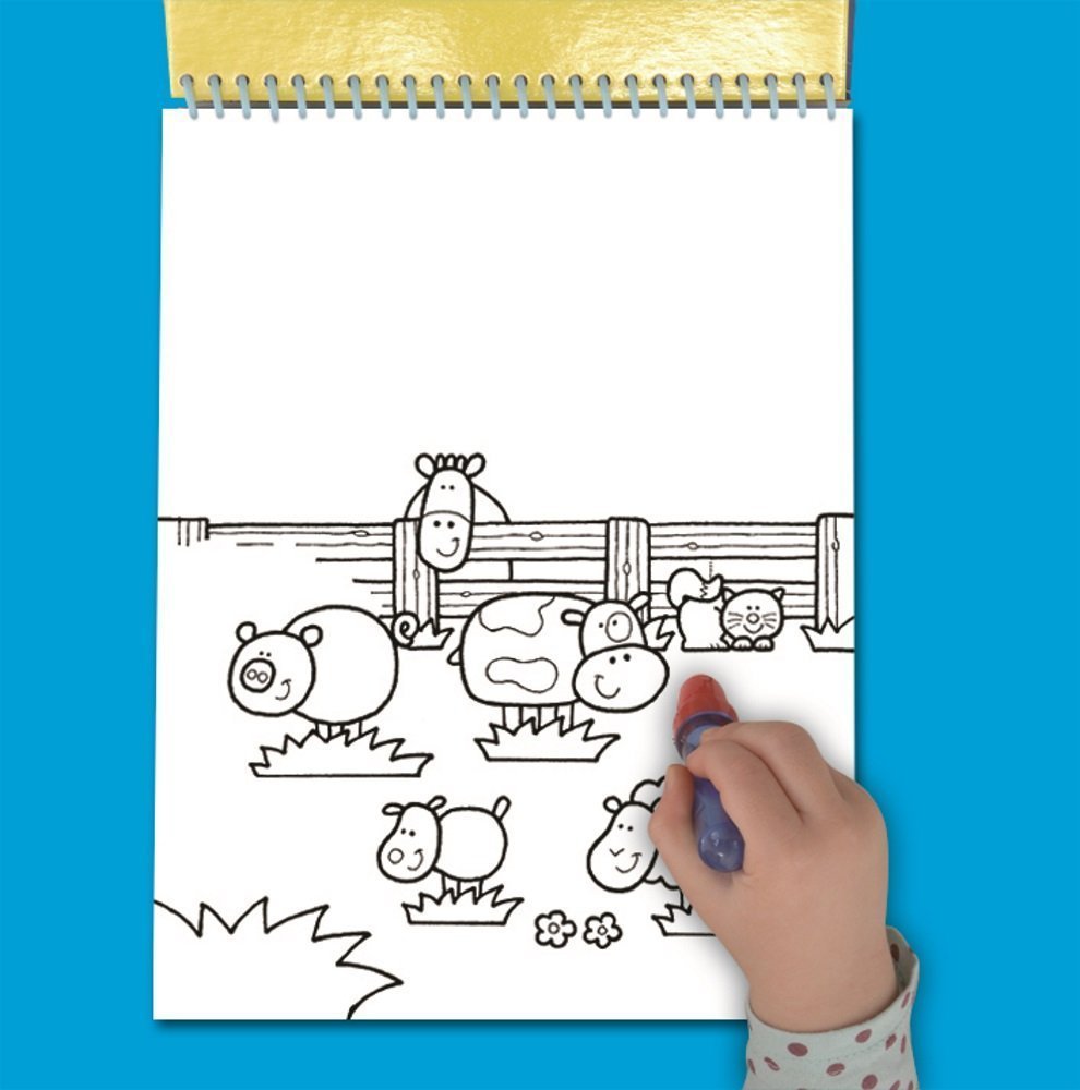 Galt Toys, Water Magic - Farm, Colouring Book for Children, Ages 3 Years Plus 8