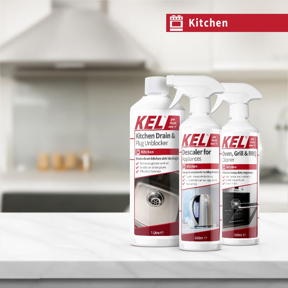KEL Oven, Grill & BBQ Cleaner Spray - Heavy-Duty Degreaser for Ovens & Grills | 500ml 6