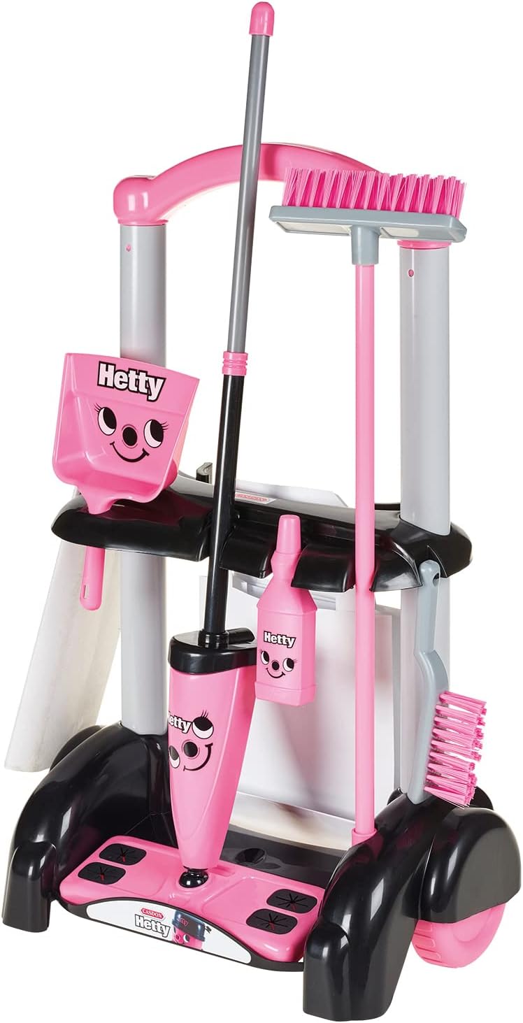 Casdon Hetty Cleaning Trolley - Hetty-Inspired Pretend Play Cleaning Set for Kids 3+ 1