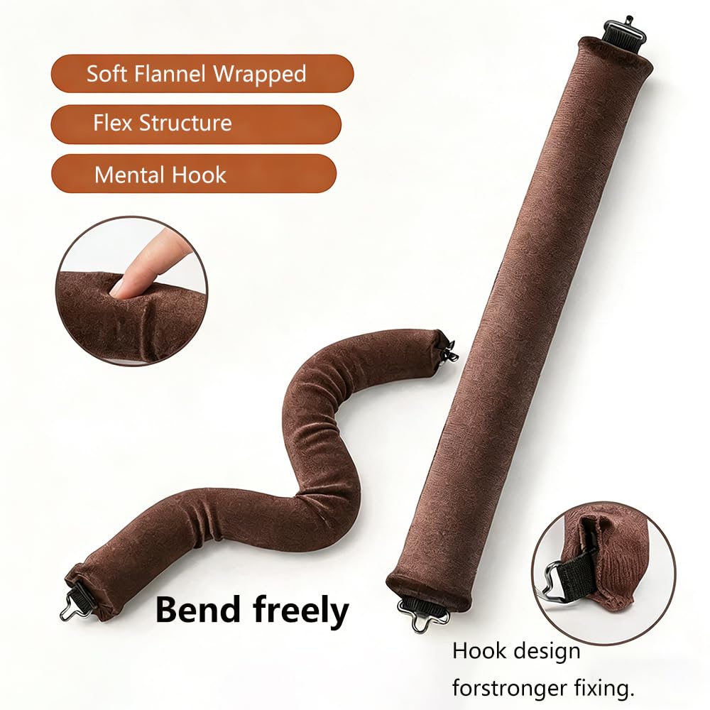 Admygo Satin Heatless Curling Rod Headband Set - 3PCS for Overnight Natural Waves 3
