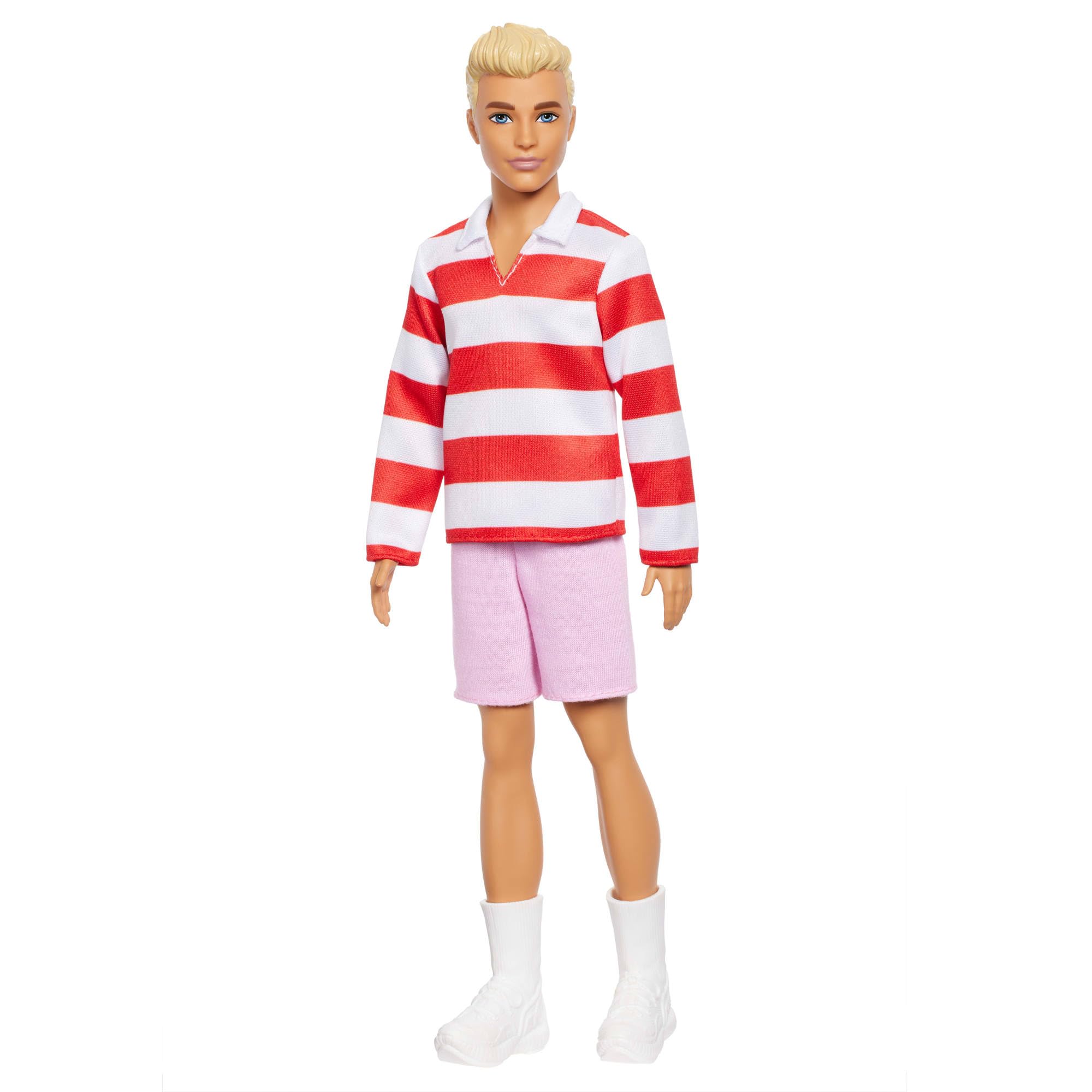 Barbie Fashionistas Ken Doll #241 with Blonde Hair | Pink Shorts & White Sneakers | 11.811 in 5