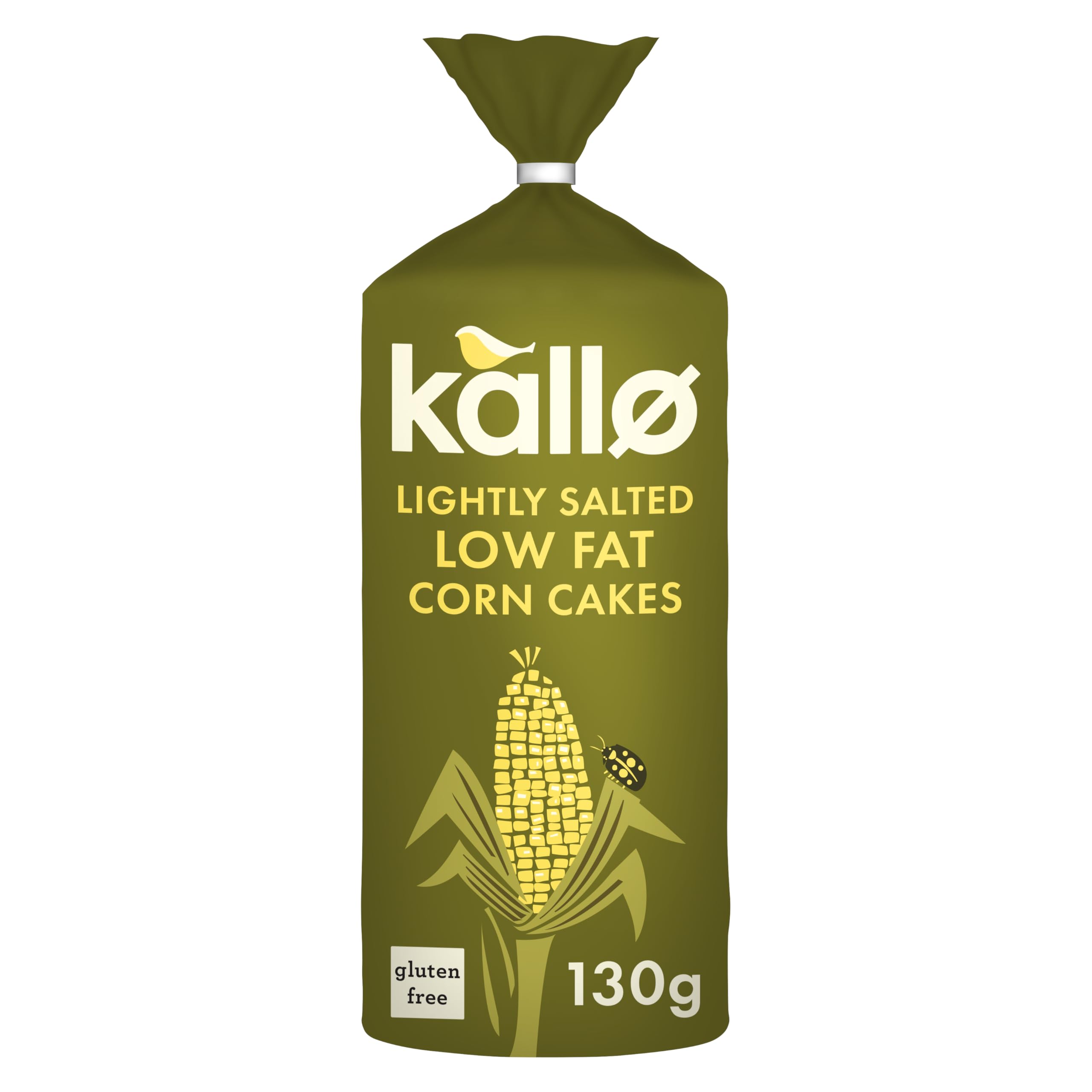 Kallo Lightly Salted Corn Cakes - 26 Calories Per Cake | Gluten-Free | 130g 1