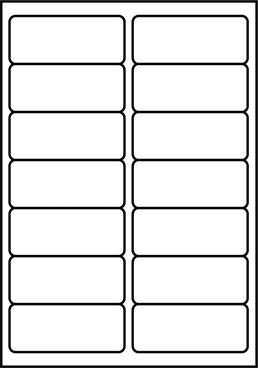 SmithPackaging A4 Self Adhesive Address Labels, 14 Labels Per Sheet, 100 Sheets, Matt White 1