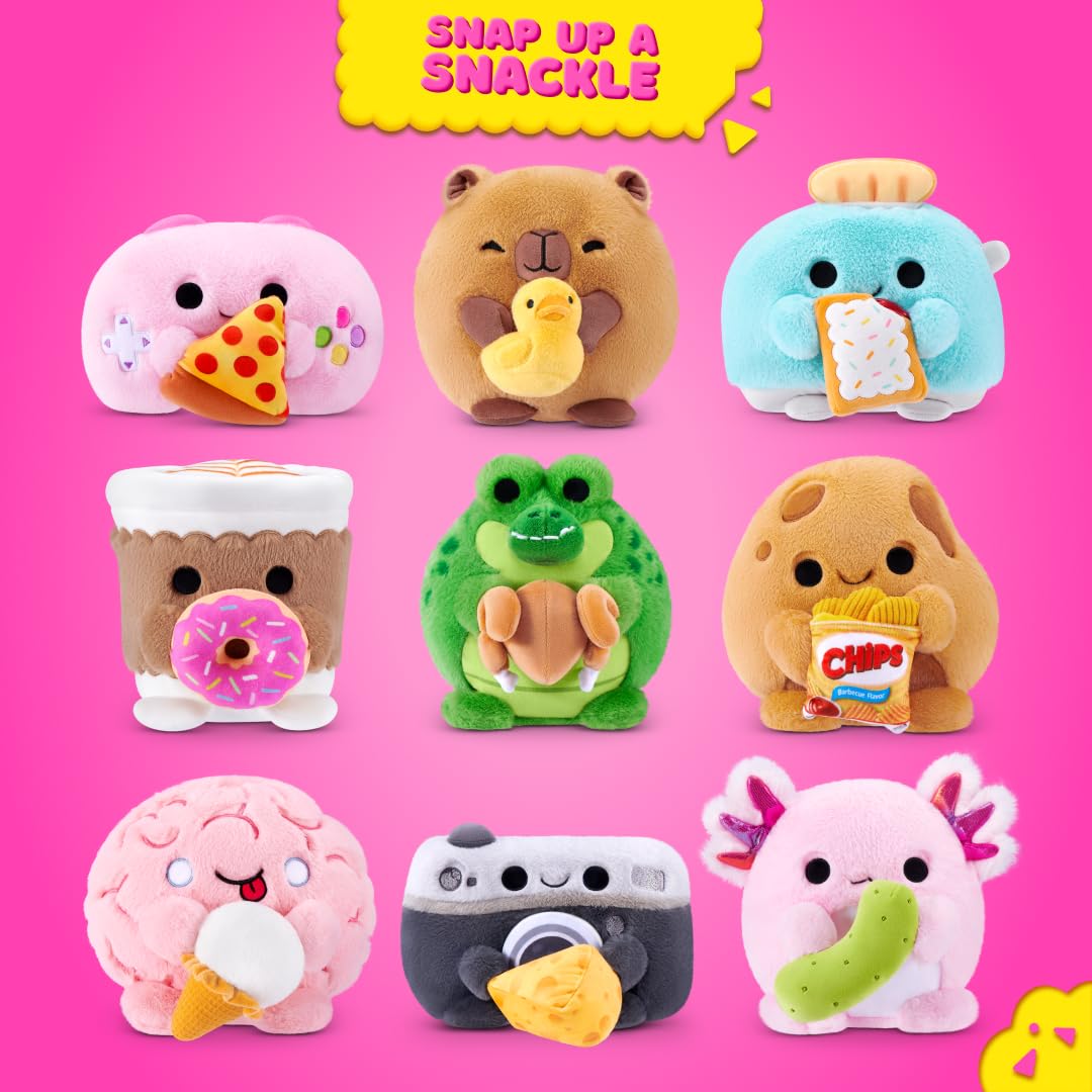 Snackles Core Series 2 8-inch Plush Toy (Brain with Ice Cream) by ZURU