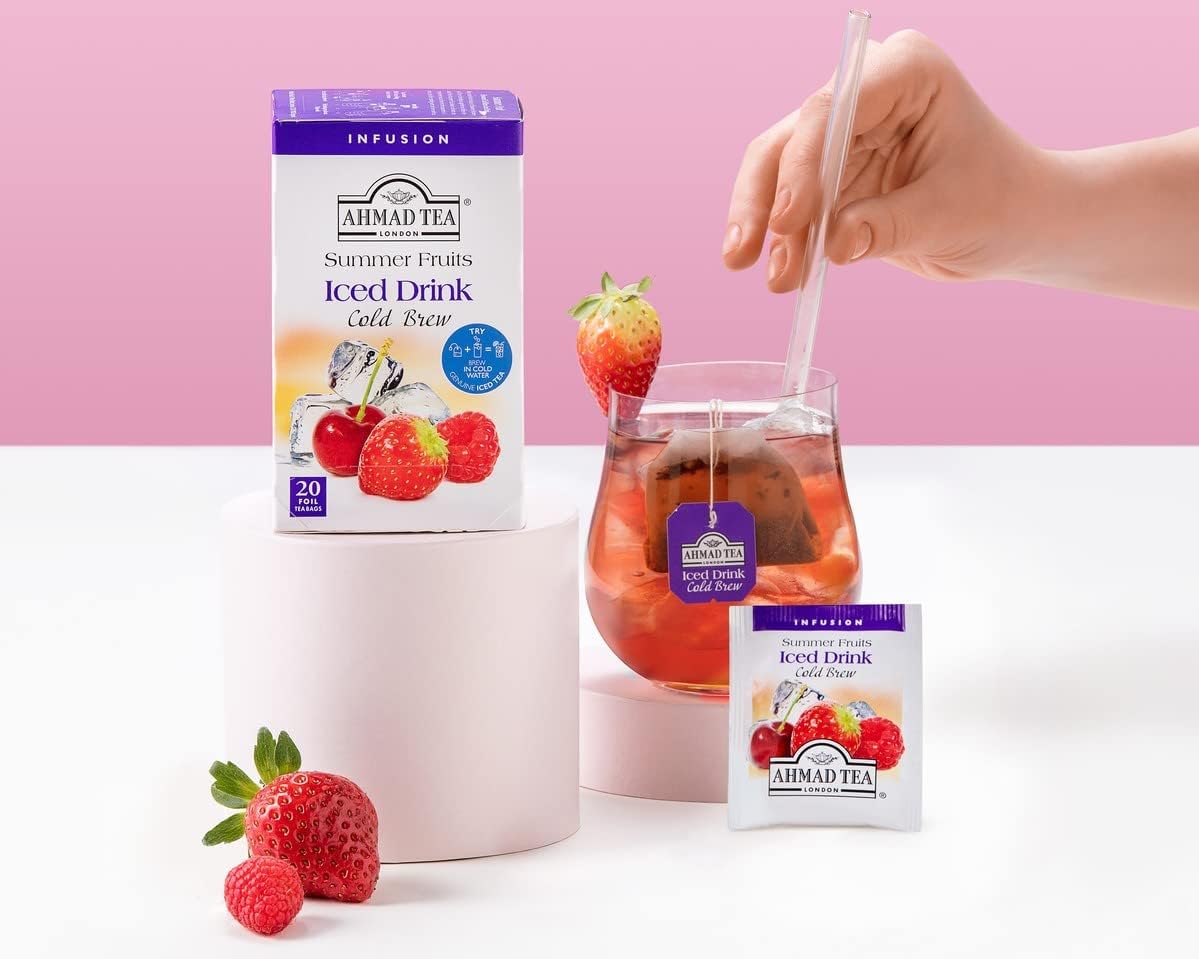 Ahmad Tea - Summer Fruits Cold Brew Infusion Tea - 20 Teabag Sachets 3