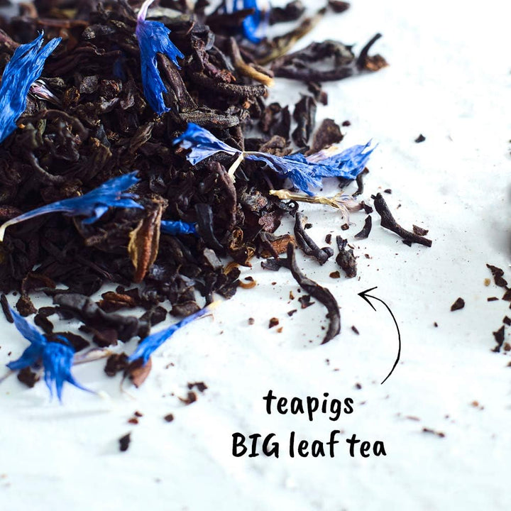 Teapigs Earl Grey Strong Loose Leaf Tea - Whole Leaf Black Tea with Bergamot & Cornflowers