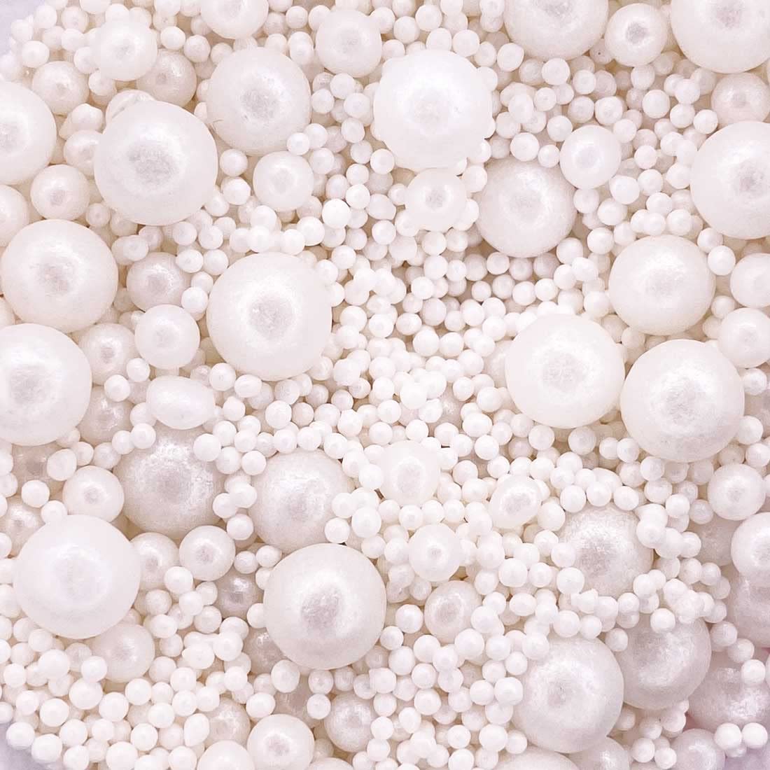 A Pinch of Glimmer Mother of Pearl Cake Sprinkles - Edible Pearls Mix | 30g 2