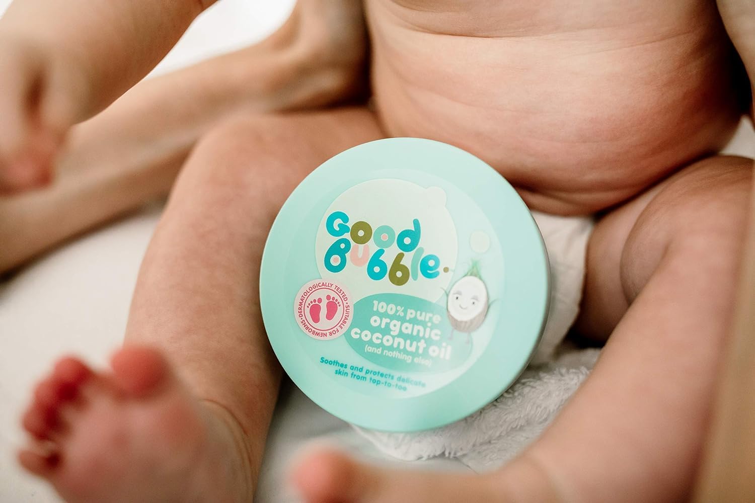 Good Bubble Organic Coconut Oil for Baby Massage (185g) 4