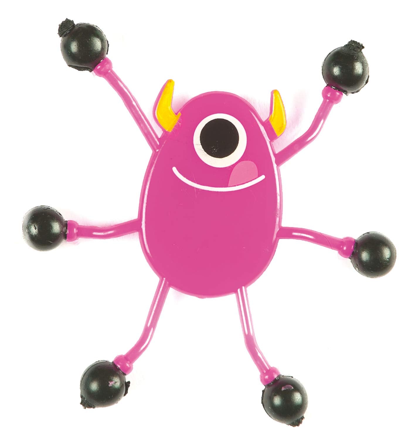 Baker Ross Monster Wall Crawlers - Sticky Feet Novelty Toy | Pack of 6 | Ages 3+ 5
