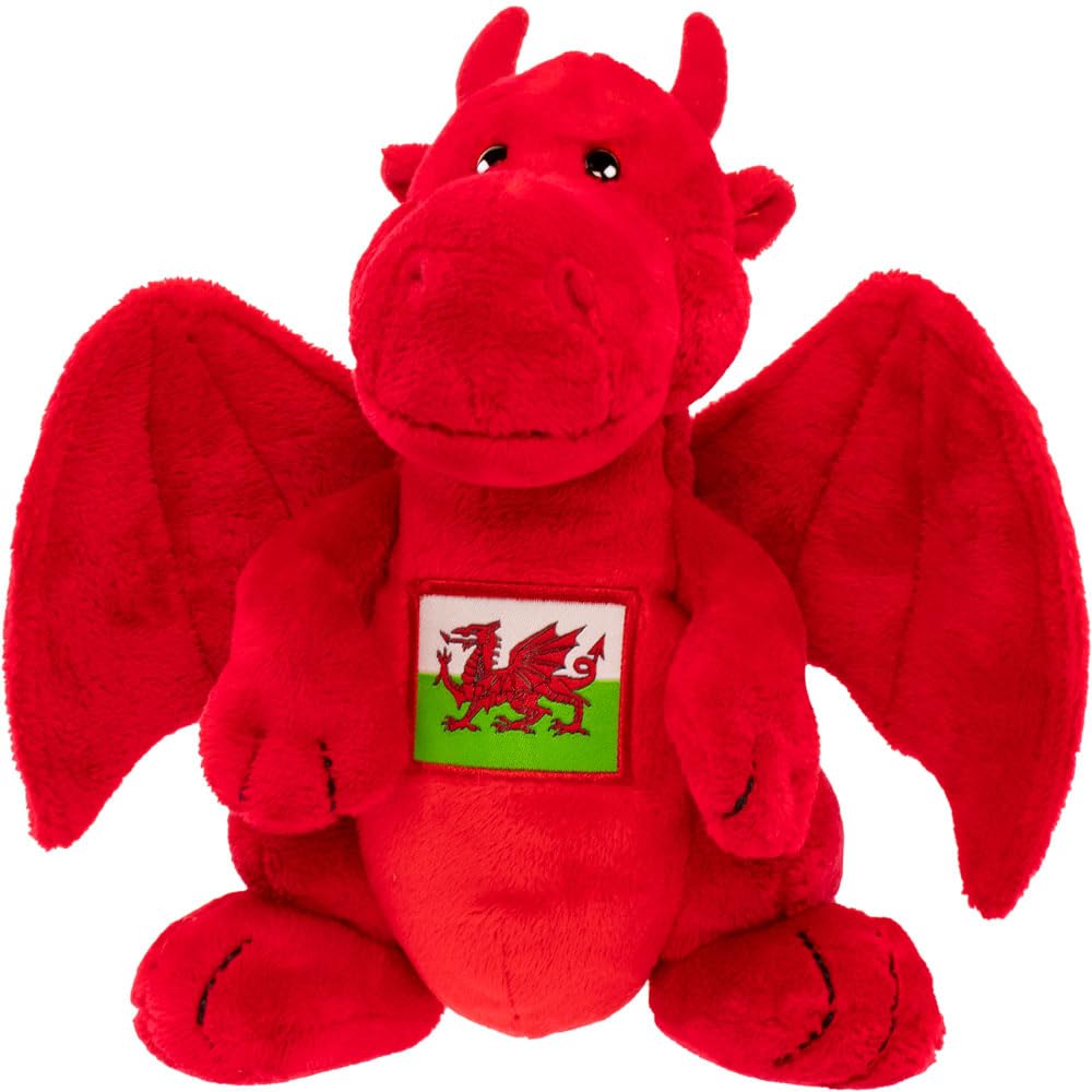 Red Dragon Plush Toy with Welsh Flag - Suki Gifts Boa Dragon 1