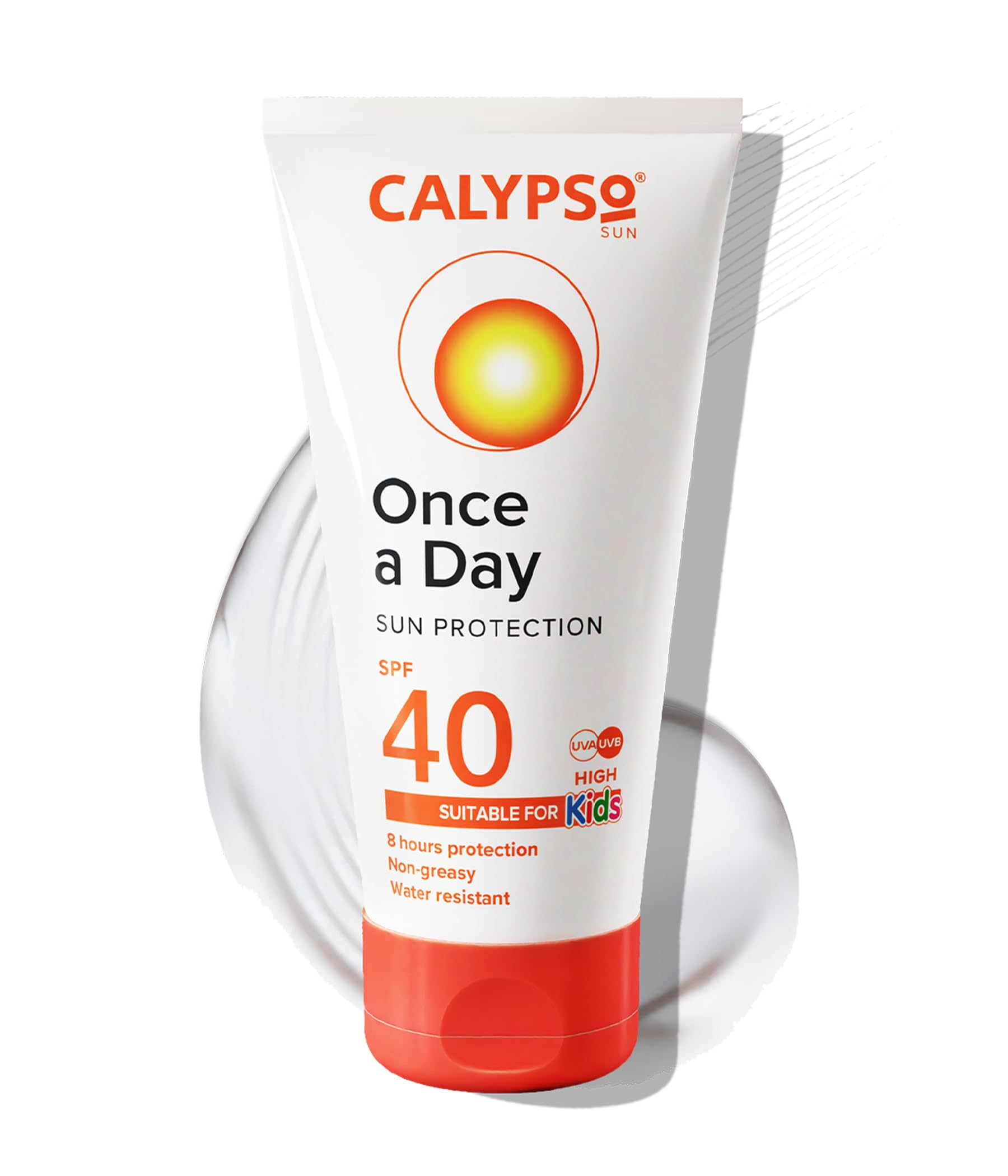 Calypso Once a Day Sun Protection Lotion SPF 40 - 150 ml | UVA/UVB Protection | Water Resistant