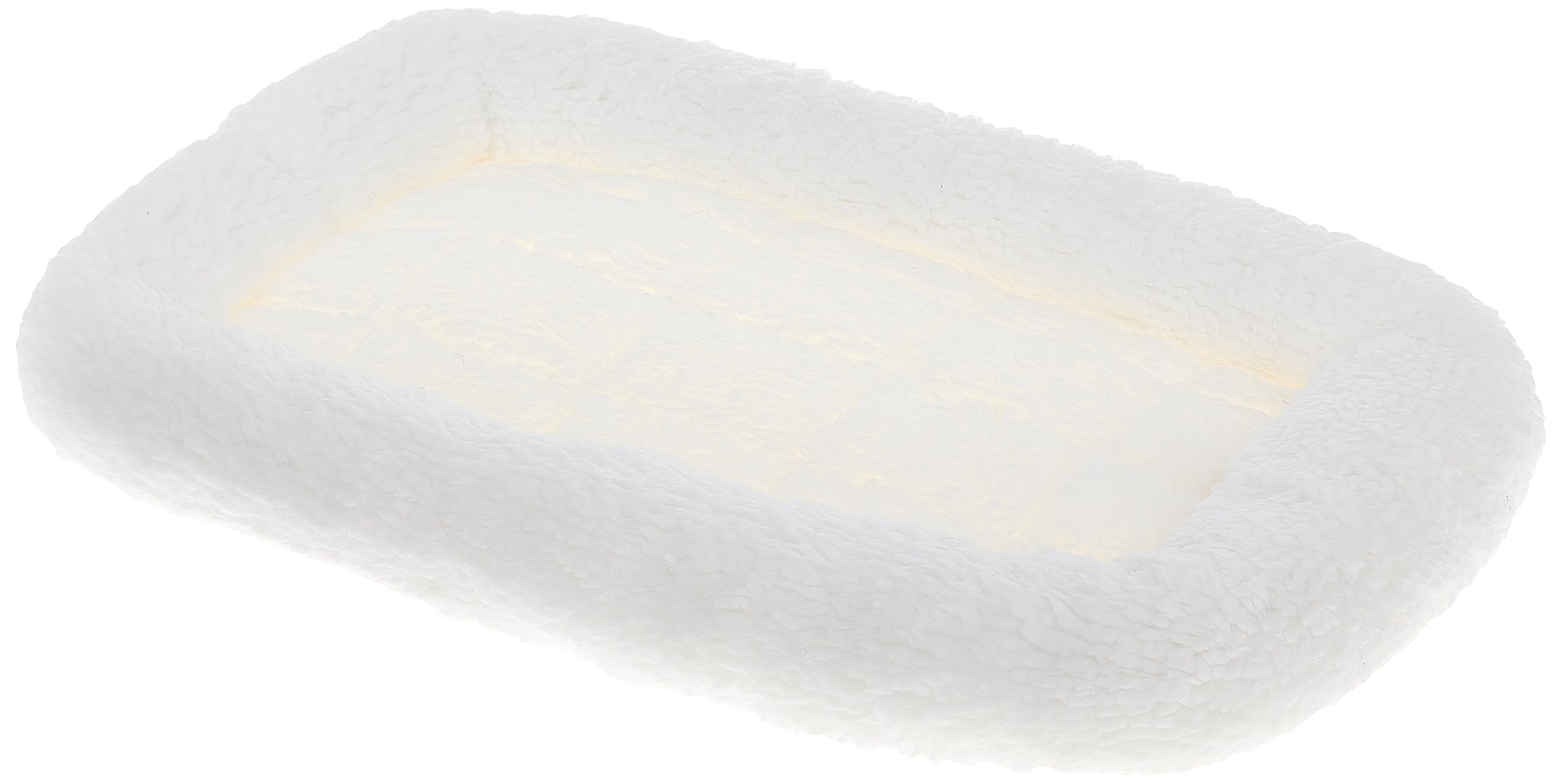 MidWest Homes for Pets QuietTime Deluxe Fleece Mat for 19-Inch Carriers | Machine Washable | White