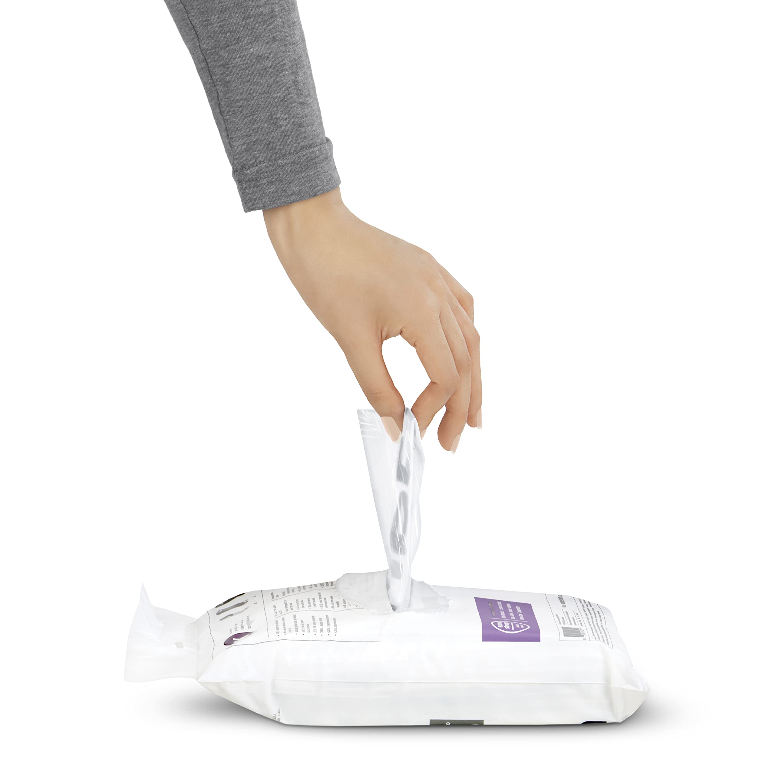 simplehuman CW0286 Code H Custom Fit Bin Liner - 35L Capacity, Unscented, Clear Plastic | 60 Count (3 x 20) 3