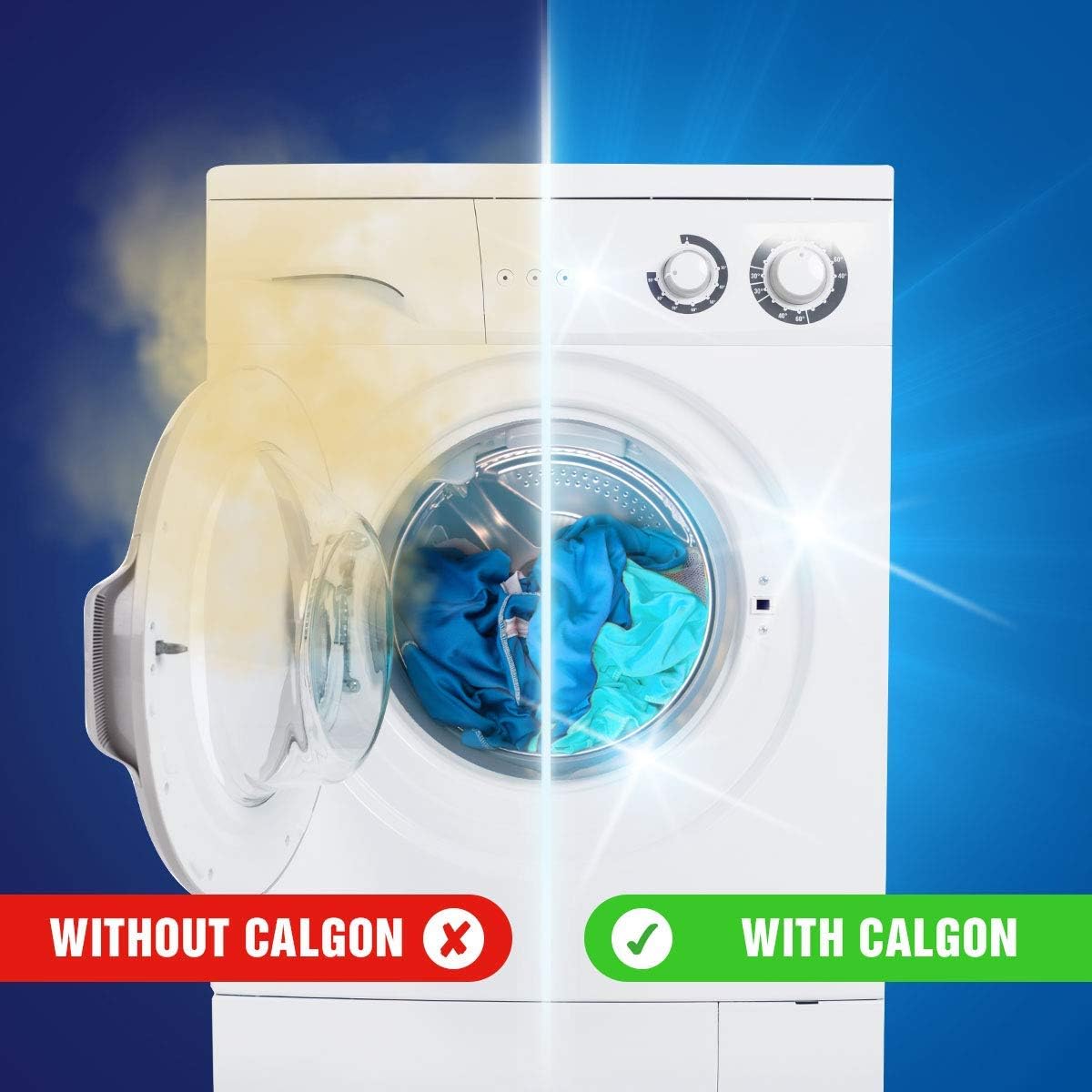 Calgon 4-in-1 Wasserenthärtertabletten für Waschmaschinen – 75 Tabletten