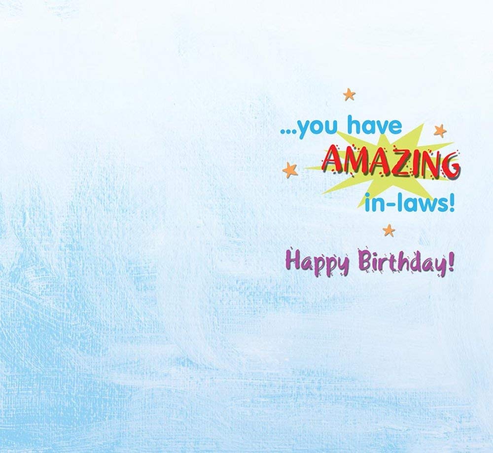 Piccadilly Greetings Humour Birthday Card Son In Law | 9 x 5 Inches | Green, Gold, Blue