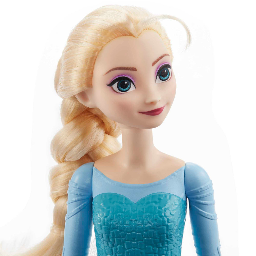 Mattel Disney Princess Elsa Posable Fashion Doll with Signature Outfit & Accessories - Inspired by Frozen Movie