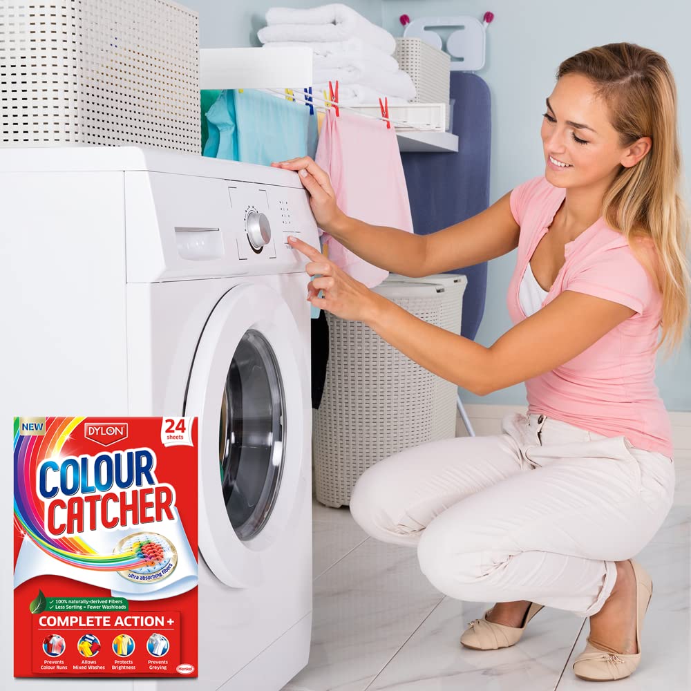 Dylon Colour Catcher Max Protect Laundry Sheets - Prevents Colour Run & Mixed Wash Protection