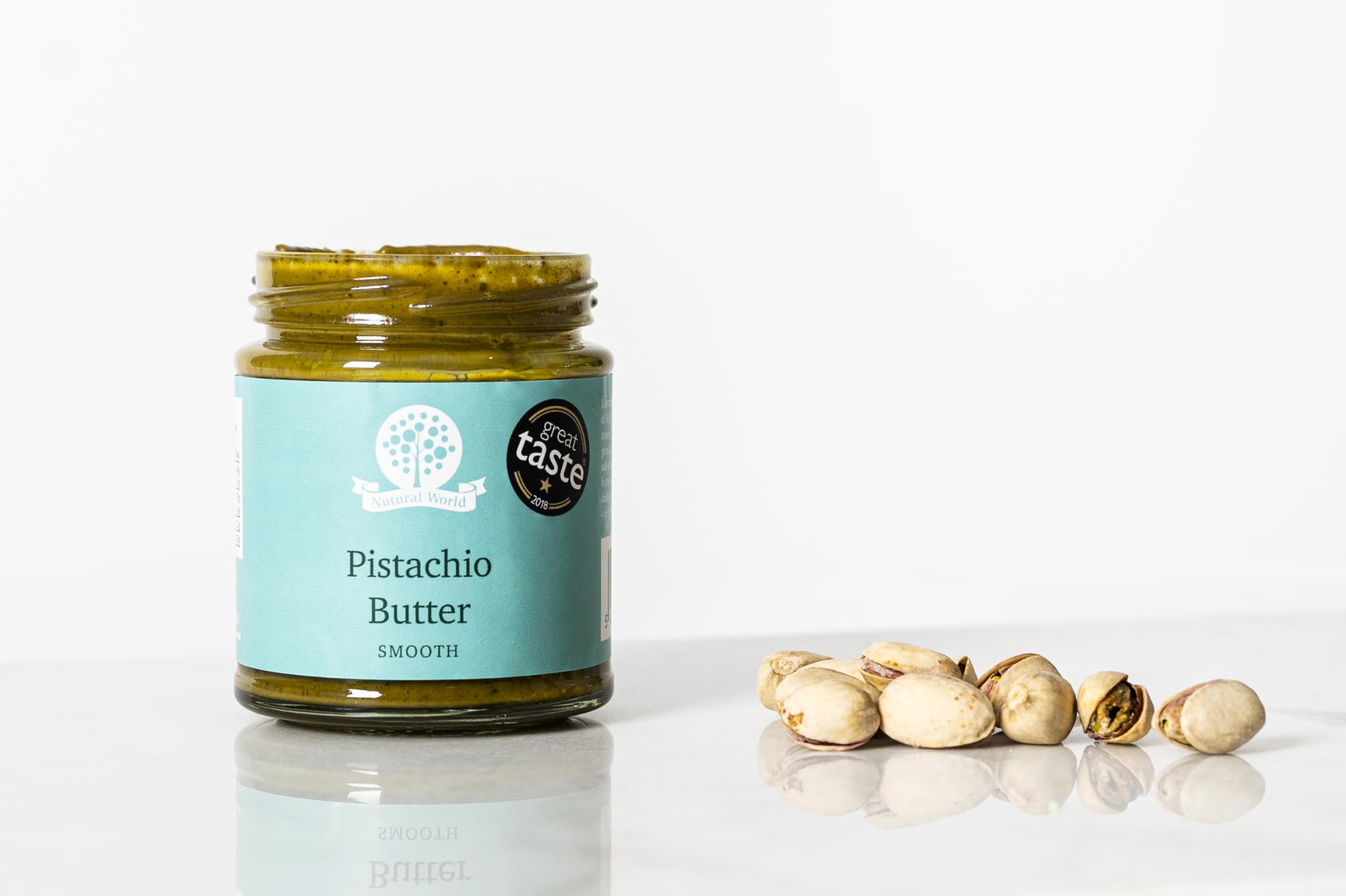 Nutural World Smooth Pistachio Butter - 100% Single Ingredient, No Added Sugar or Oil | 170g 4
