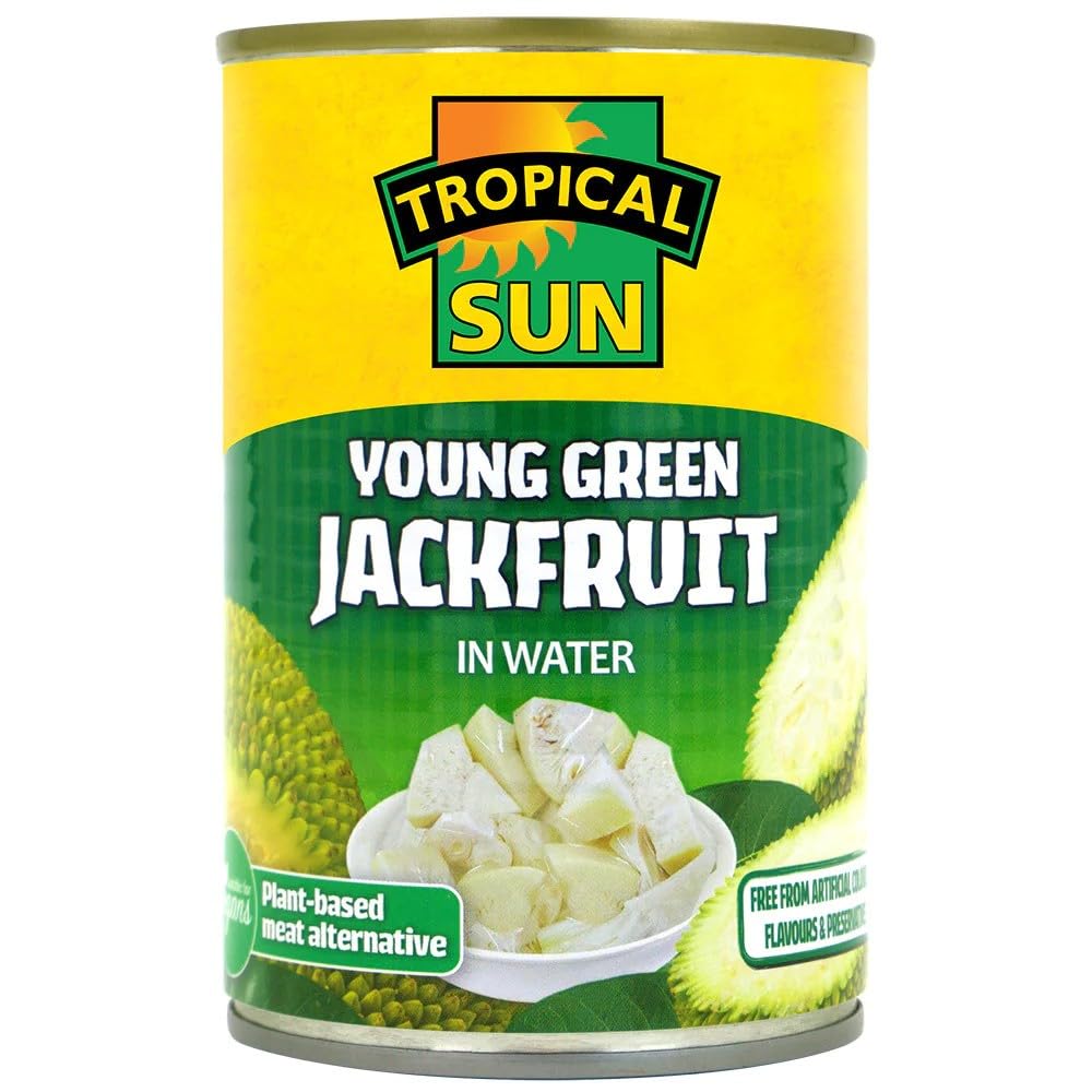 Tropical Sun Young Green Jackfruit in Water - Plant-Based Meat Alternative | 400g Can