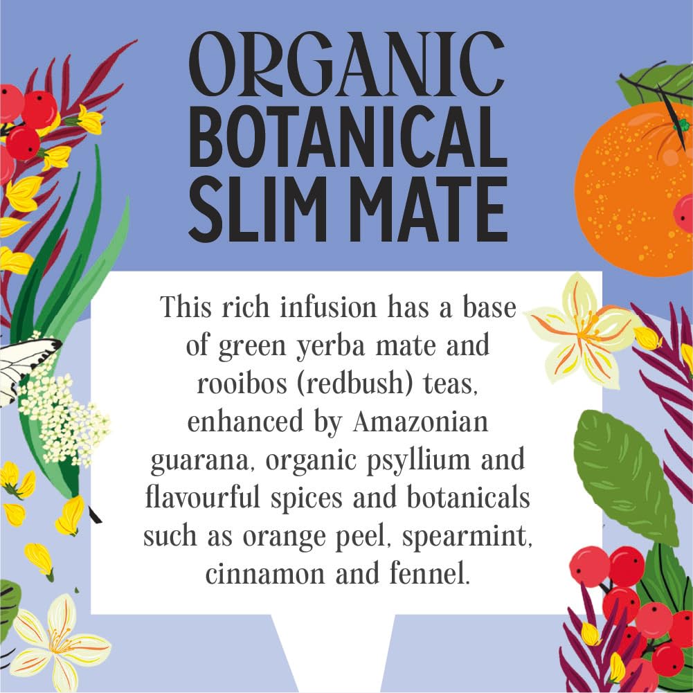 Heath & Heather Organic Slim Mate Tea with Green Tea & Yerba Mate | 20 Count Teabags | Boost Metabolism 3