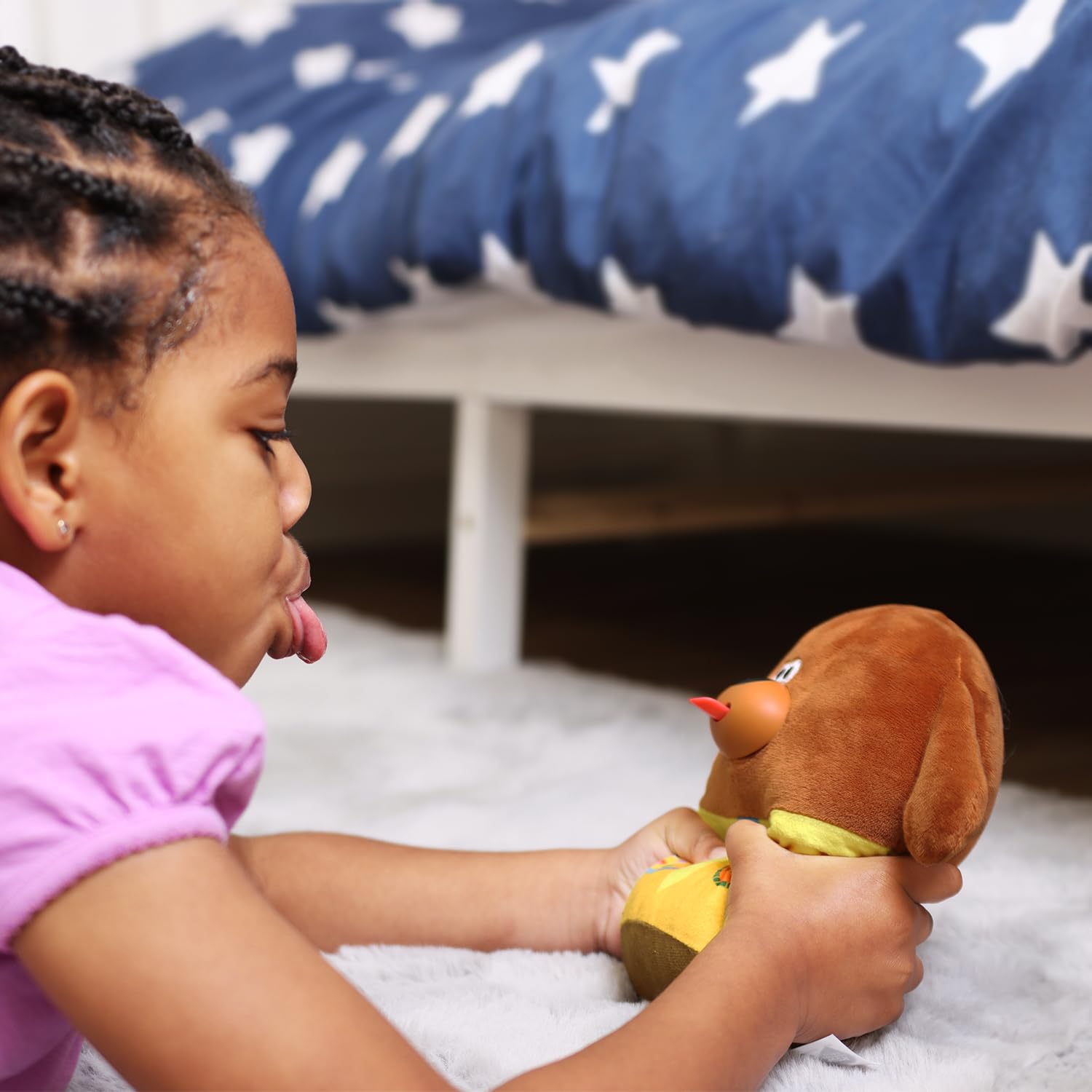 Hey Duggee Silly Sounds Duggee Teddy Bear - Squeeze & Laugh Interactive Plush Toy 14