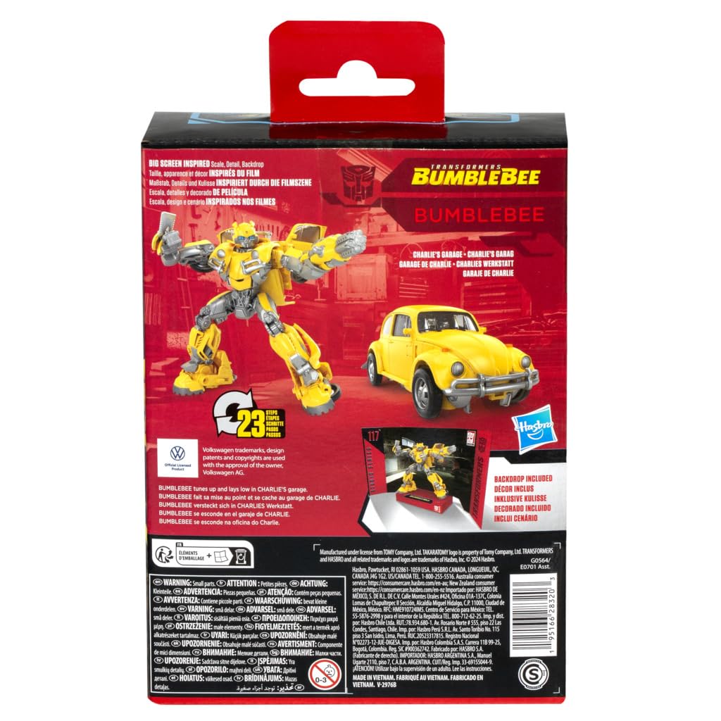 Hasbro Transformers Studio Series Deluxe Class Bumblebee 117 Action Figure | 4.5-inch | 23 Steps 2