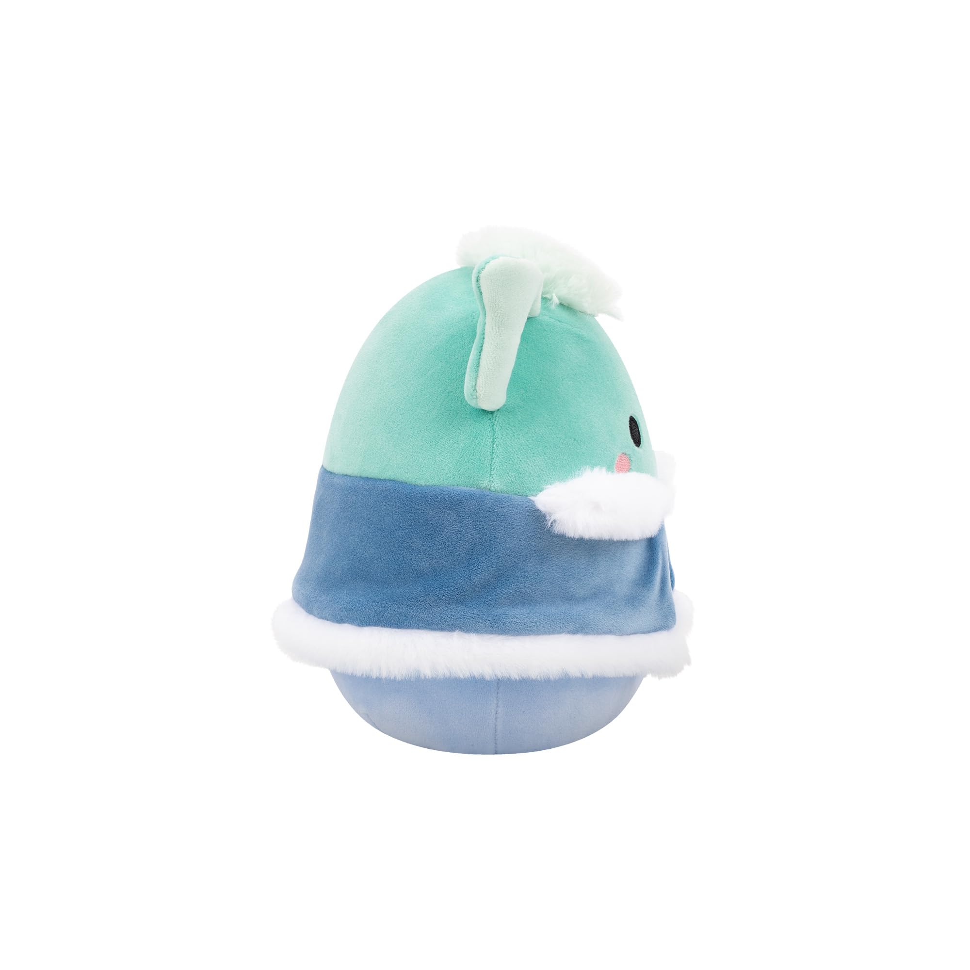 Squishmallows 7.5-Inch Troye the Teal Troll in Winter Outfit Plush - Ages 3+