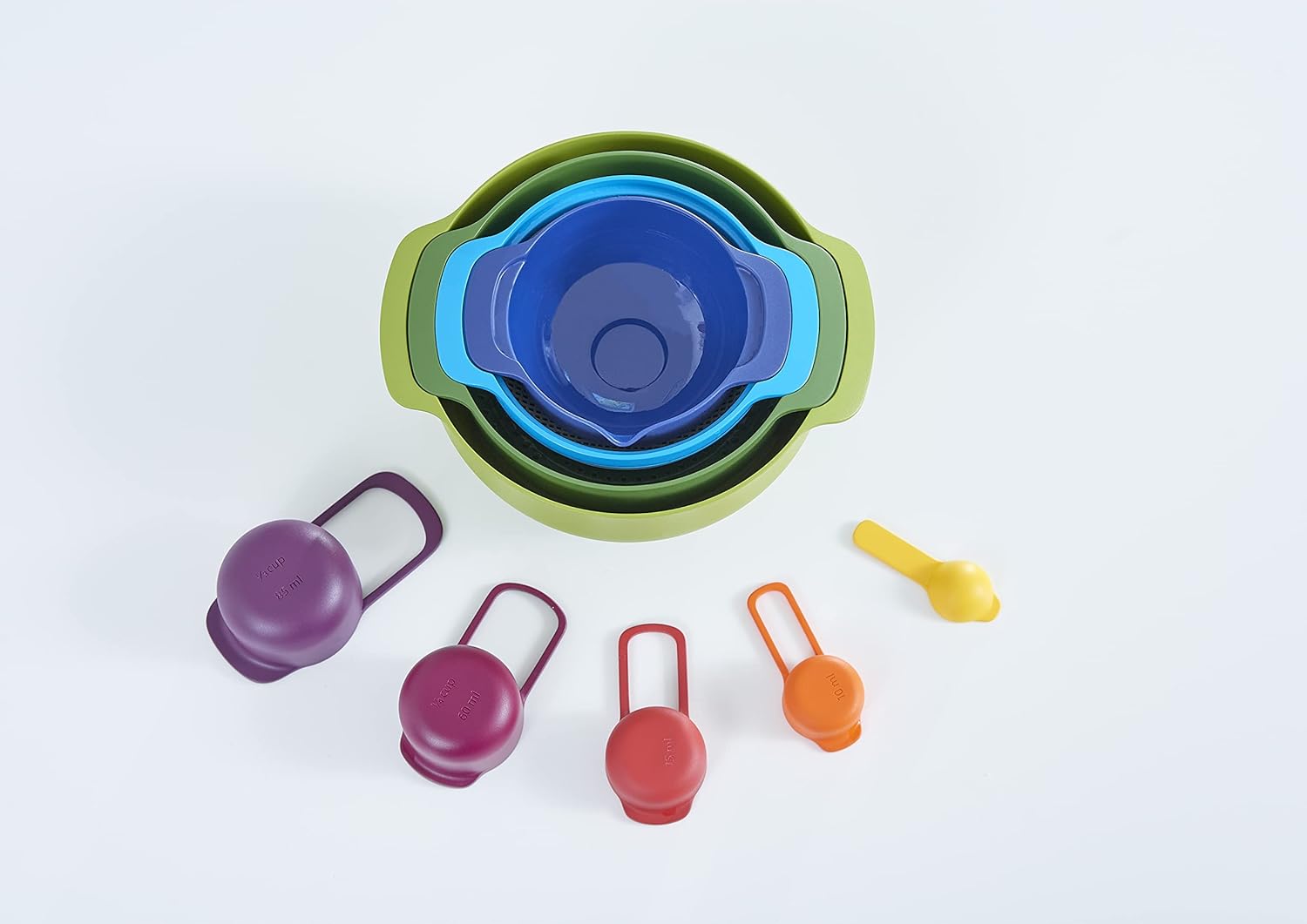 Casdon Joseph Joseph Nest 9 - Colourful Toy Food Prep Set for Kids 3+ 2