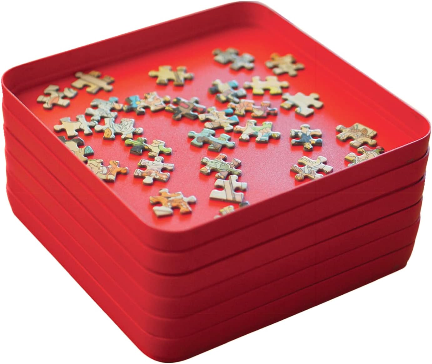 Jumbo Puzzle Mates Sorting Tray - 6-Pack Puzzle Accessory for Organizing Jigsaw Pieces 7