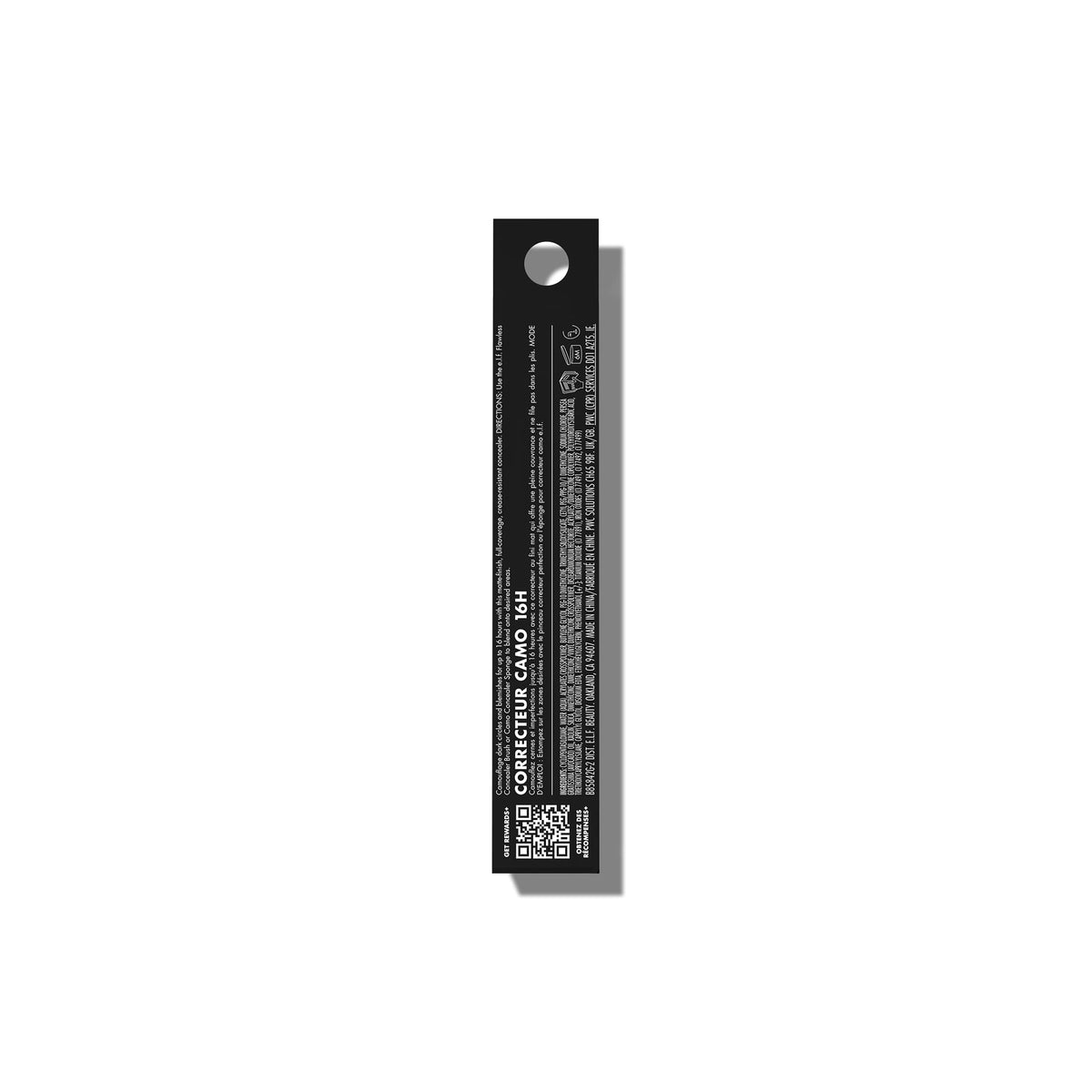 e.l.f. 16HR Camo Concealer - Full Coverage, Matte Finish, 6ml