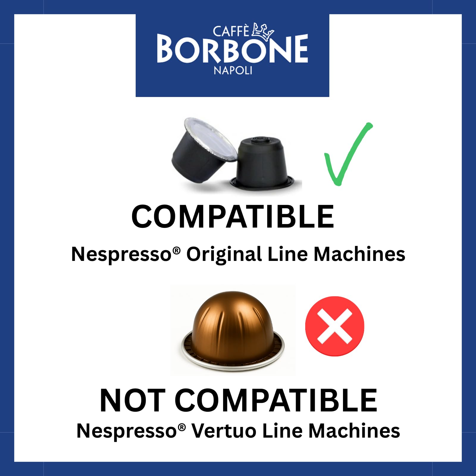 CAFFÈ BORBONE Respresso Gold Coffee Blend - 100 Capsules | Nespresso Compatible 3